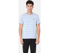 Levi's SS Original Housemark Tee T-Shirt Homme, Jersey Chambray Doux À Rayures de Bord de Mer, S