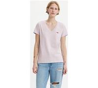 T-shirt Levi's Perfect V Neck manche courte rose clair rouge femme - S
