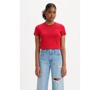 Levi's Perfect Tee Script Red Cotton Taille: XS | T-shirts Outlet | Femme | Rouge