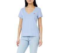 Levi's Perfect V-Neck T-Shirt Femme, Brunnera Blue Cotton, M