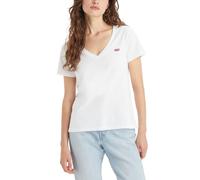 LEVI'S ® T-shirt 'Perfect Vneck' rouge / blanc, Taille M
