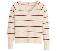 Levi's Petal Vneck Sweater Stephanie Stripe Buttercream Taille: XS | Pulls en Maille Outlet | Femme