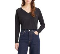 Levi's Petal Vneck Sweater Pull-Over, Caviar, M Femme