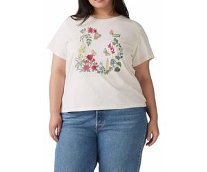 Levi's Pl Perfect T-Shirt Rose Garden Plus Egret Taille, Rose Garden Plus Egr, XL Grande Taille