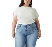 Levi's PL The Perfect Tee Shirt, Emily Stripe Pale BL, 3XL Plus Femme