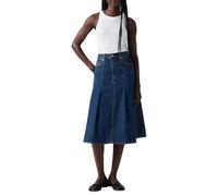 Levi's Pleated MIDI Skirt Jupe, Slightly Circular, 32W Femmes