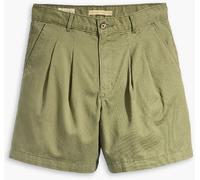 Levis Pleated Trouser Short Deep Lic Deep Lichen Grn 27 L32 Female