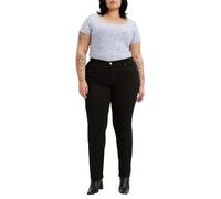 Levi's Plus Size 314 Shaping Straight Jeans, Soft Black 2, 22 M Femme