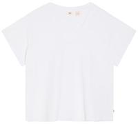 Levi's Plus Size Boxy V Neck Tee T-Shirt, Blanc +, XXL Grande Taille Femme