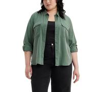 Levi's Plus Size Doreen Utility T-Shirt Woven, Vert forêt, XXL Femme