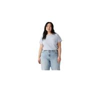 Levi's Plus Size Perfect Tee T-Shirt Femme, Holmes Floral Bw Fill Kentucky Blue, 2XL