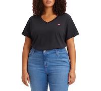 Levi's Plus Size V-Neck Tee T-Shirt Femme, Caviar, 2XL