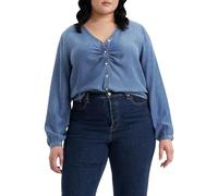 Levi's Plus Size Zenda Blouse Fleurs tissées, Ringing Bells 3, XXL Femme
