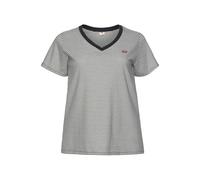Levi's Plus Size V-Neck Tee T-Shirt Femme, Raita Stripe Caviar, 1XL