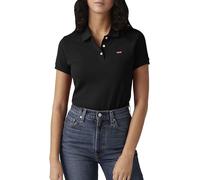 Levi's Polo slim manches courtes - Noir - Femme XS