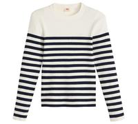 Levi's Pull côtelé pour Femme, Adrienne Stripe Egre, L