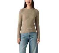 Levi's Pull côtelé pour Femme, Taupe Gris chiné B, S