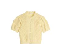 Levi's ® - Pull Femme ® avec Manches Courtes et col Rond Jaune - Taille l