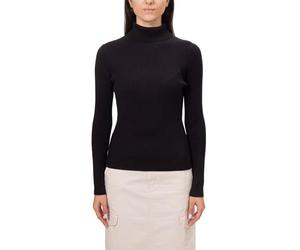 Levi's ® - Pull Femme ® Coton mélangé avec Manches Longues et col roulé Noir