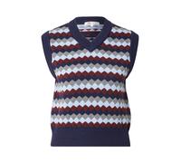 LEVI'S ® Pull-over 'Charlie V-Neck Vest' bleu marine / bleu pastel / gris / merlot, Taille S