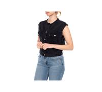 LEVI'S ® Pull-over 'Collarless Shrunken 90S Vest' noir, Taille M