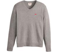Levi's Pull à col en V pour Homme, Mid Tone Grey Heathe, XL