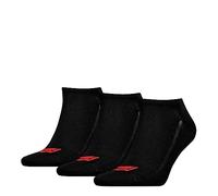 Levi's Sneaker Chaussettes, Durable Noir, 39/42 (Lot de 3) Mixte