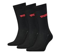 Levi's Classic Chaussettes, Durable Noir, 39/42 (Lot de 3) Mixte