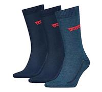 Levi's Classic Chaussettes, Durable Bleu Marine, 43/46 (Lot de 3) Mixte