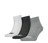 LEVIS Recycled Cotton, Quarts de Chaussettes Mixte, grey combo, 39/42