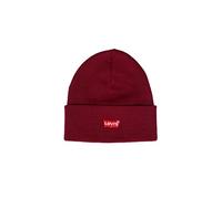 Levi's Red Batwing Embroidered Slouchy Beanie Bonnet Homme, Rouge (Dark Bordeaux 84), Taille unique EU