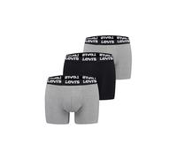 LEVI'S ® Boxers gris / noir / blanc, Taille M