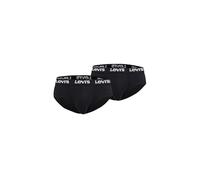Levi's Repeat Logo Slip Homme (Pack de 2), Noir, L