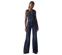 Levi's Ribcage Bells Blacks, on The Town No Crack, 28W x 34L