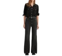 Levi's Jeans Ribcage Bell Slim fit taille haute Noir 28/30 Femme