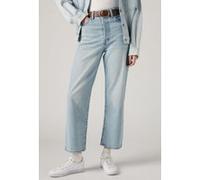 Levi's Ribcage Straight Ankle Jeans Light Indigo Taille: W24L29 | Jeans droits Outlet | Femme | Bleu