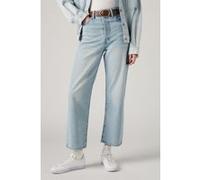 Levi's Ribcage Straight Ankle Jeans Light Indigo Taille: W28L31 | Jeans droits Outlet | Femme | Bleu