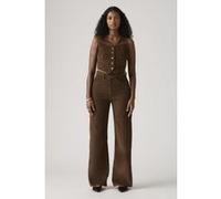 Levi's Ribcage Wide Leg Braided Corduroy Jeans Brown Taille: W31L30 | Évasés pantalons Outlet | Femme | Marron