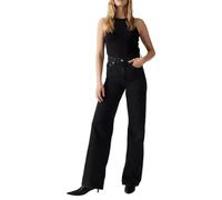 Levi's Jean Ribcage Wide Leg coupe ample Femme Noir Taille 29/32