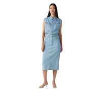 Levi's Robe décontractée sans Manches pour Femme, Enveloppé en Bleu, L