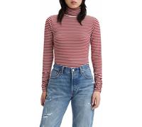 Levi's Rusched Turtleneck Top Femme, Dill Stripe Syrah, S