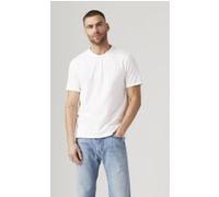 Levi's Short Sleeve Housemark Henley White Taille: XS | T-shirts Basiques Outlet | Homme | Blanche