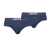 Slip Levi's Solid Basic Organic Cotton bleu marine (2 unités) - L