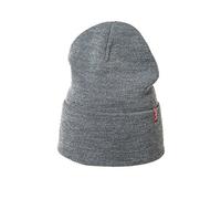 Levi's Slouchy Red Tab Beanie Bonnet, Gris (Regular Grey 55), Fabricant : Taile Unique Homme