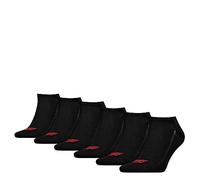 Levi's Sneaker Chaussettes, Durable Noir, 43/46 (Lot de 6) Mixte