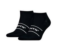 Levi's Sneaker Chaussettes, Noir, 35/38 (Lot de 2) Unisexe