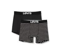 Levis Solid Basic Boxer Brief, Caleçons pour des Hommes, Black,