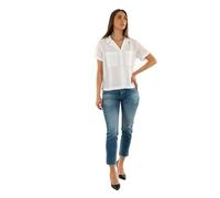 Levi's Sonny Camp Shirt Chemise à Bouton Bas, Bright White, L Femmes