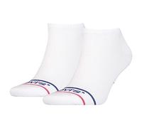 Levi's Sport Unisex Low Cut Socks, Basket Mixte, opacity, white/blue red, 39 regular