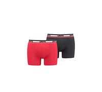 Levi's Boxers 701223908 Lot de 2 Rouge/Noir Taille S Homme